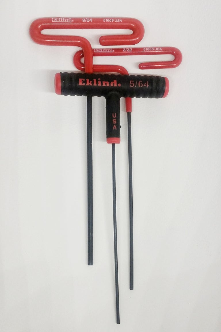 Eklind Brand hex allen wrenches for servicing tattoo machines