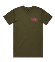 Load image into Gallery viewer, Army Green T-Shirt -SENDER Machines