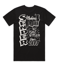 Load image into Gallery viewer, Black T-Shirt -SENDER Machines