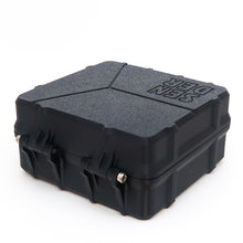 Load image into Gallery viewer, Tattoo Machine Travel Box- Black body with Coloured Clips (You choose)