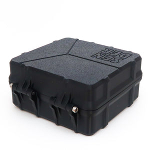 Tattoo Machine Travel Box- Black body with Coloured Clips (You choose)