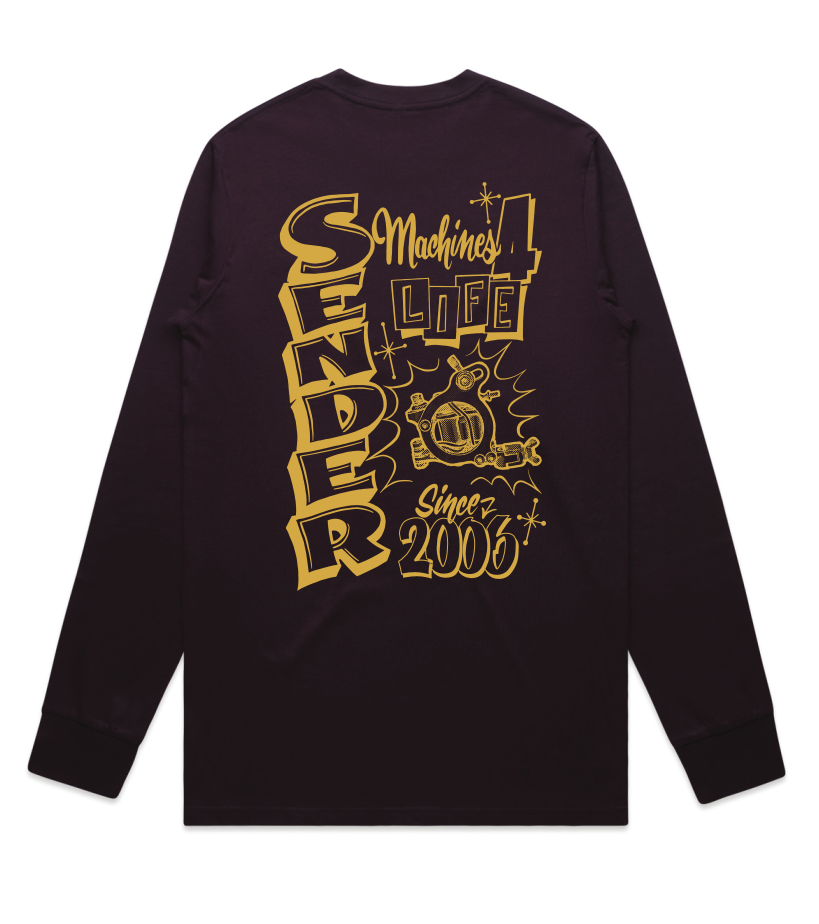 T-Shirt -Long Sleeve- SENDER Machines