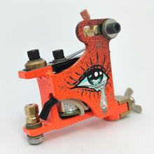 Load image into Gallery viewer, BRAZE-UP Trad Shader- Fluro Orange with Painted Eye