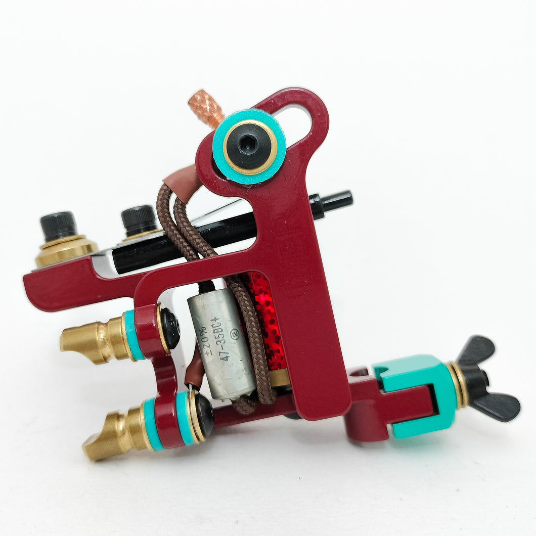KQ2 Big Liner-Crimson, Turquoise, Red