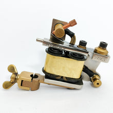 Load image into Gallery viewer, HAND ENGRAVED Mid-Big Grouping Liner- Scrolling and Script, Nickel, Gold